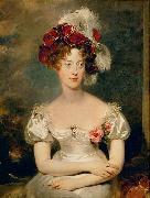 Sir Thomas Lawrence Portrait of Princess Caroline Ferdinande of Bourbon-Two Sicilies, Duchess of Berry. oil painting